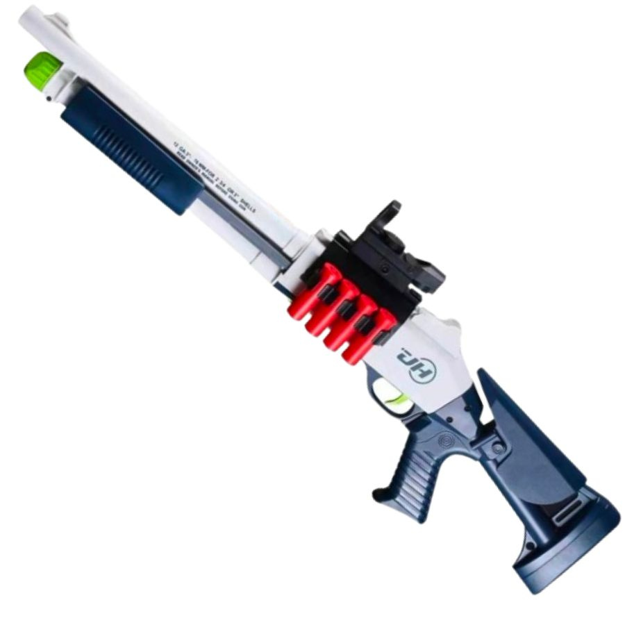 Игрушечный Помповый Дробовик M79 с прицелом, выбросом гильз и мягкими пулями Nerf Blaster/ Помповый Винчестер #1