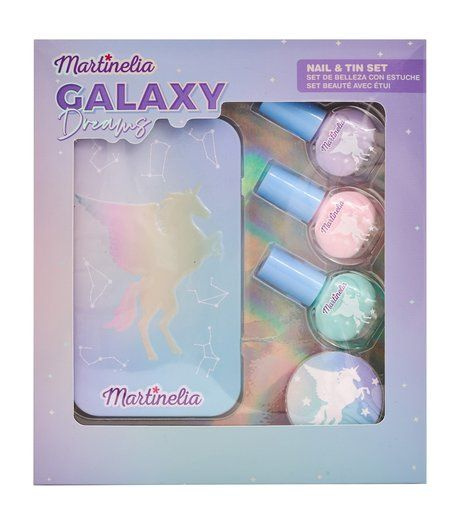 Набор детских лаков для ногтей с металлическим кейсом Galaxy Dreams Nail & Tin Set  #1