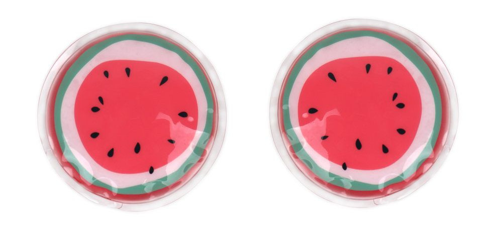 Успокаивающие подушечки для глаз Fruits Watermelon Cooling Eye Mask #1