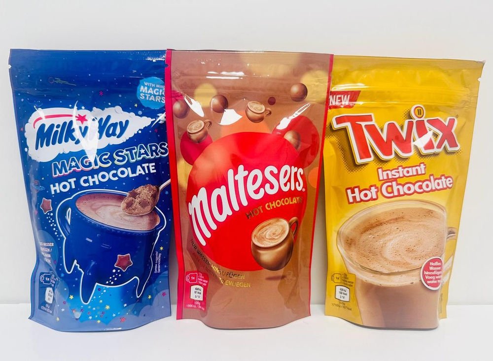 Горячий шоколад Милки Вей, Мальтизерс, Твикс / Hot Chocolate Milky Way, Maltesers, Twix, 3 штуки по 140 #1