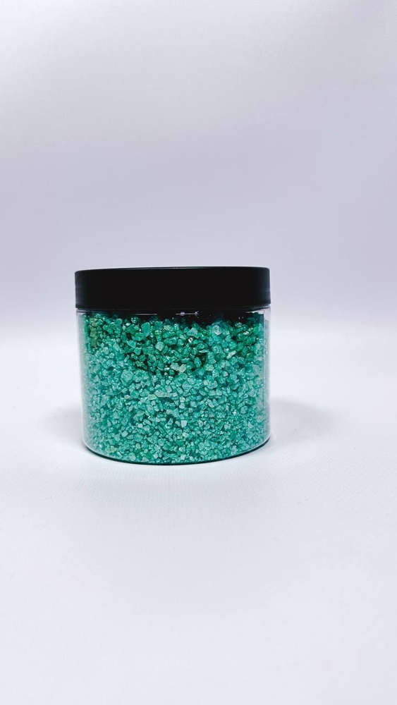 соль для ванны, цв. зеленый, Розмарин, шимер 500 гр #1