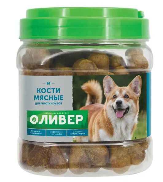 ОЛИВЕР Кости мясные для чистки зубов M, 750г #1