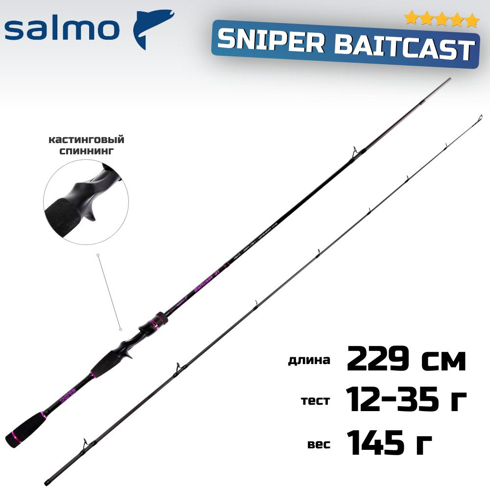 Спиннинг кастинговый Salmo Sniper BAITCAST 35 2.29 #1