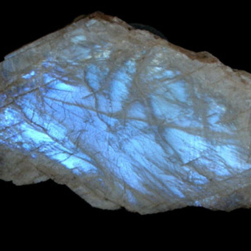 Камень натуральный Лунный Адуляр пластина 2см в ювелирной смоле  #1