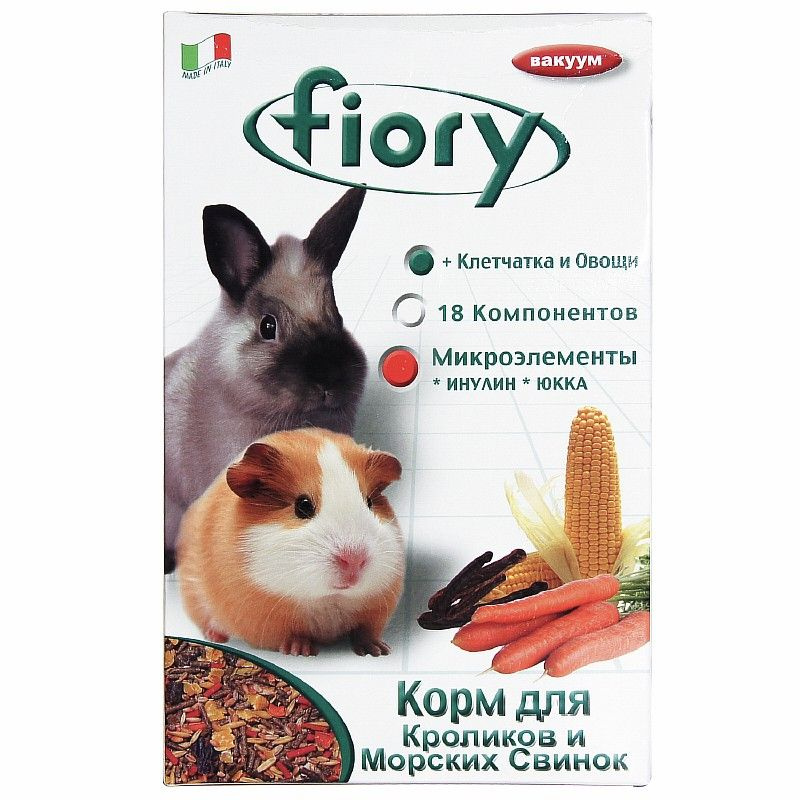 Fiory Conigli e cavie / Корм Фиори для Морских свинок и Кроликов, 850 г  #1