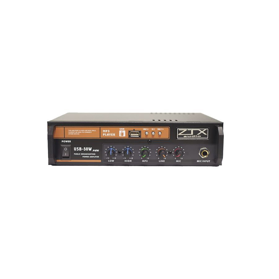 ZTX audio USB-50W трансляционный усилитель мощности 50W #1