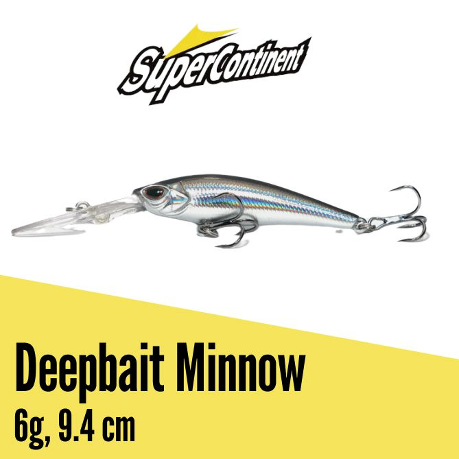 Воблер SC - Deepbait Minnow. (6 гр., 94 мм) Минноу для речной рыбалки.  #1