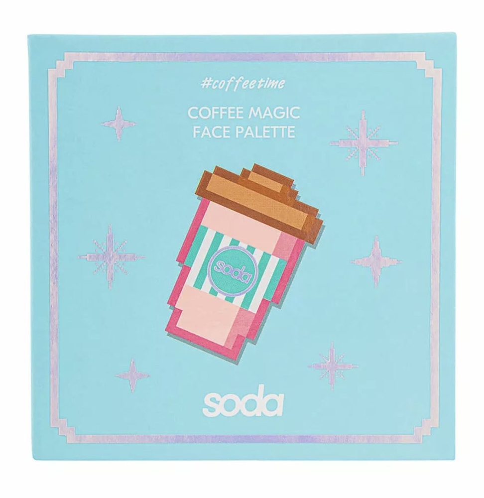 SODA Палетка для лица COFFEE MAGIC #coffeetime, № 002, 16 г #1