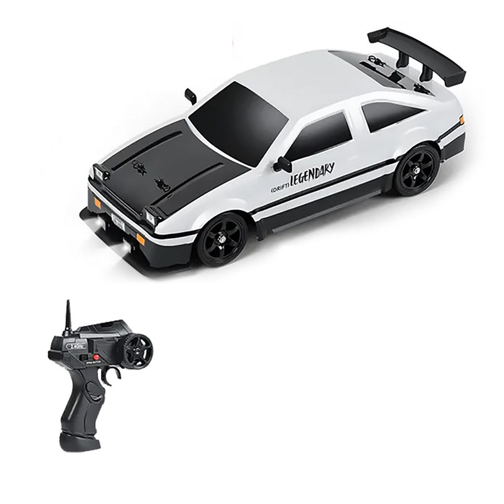 Радиоуправляемая машина для дрифта HB Toyota AE86 (4WD, свет, пар, акб, 1:16) - SC16A03-1  #1