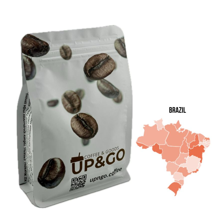 Кофе в зернах UP&GO Бразилия Моджиана, 250 г #1