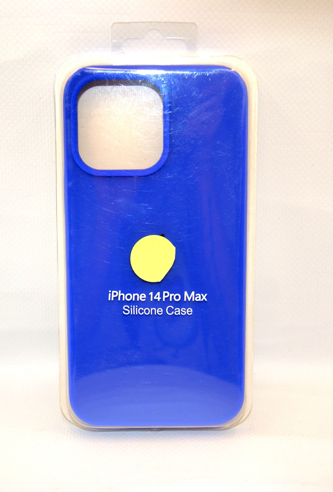 Силиконовый чехол на iPhone 14 Pro Max Синий #1