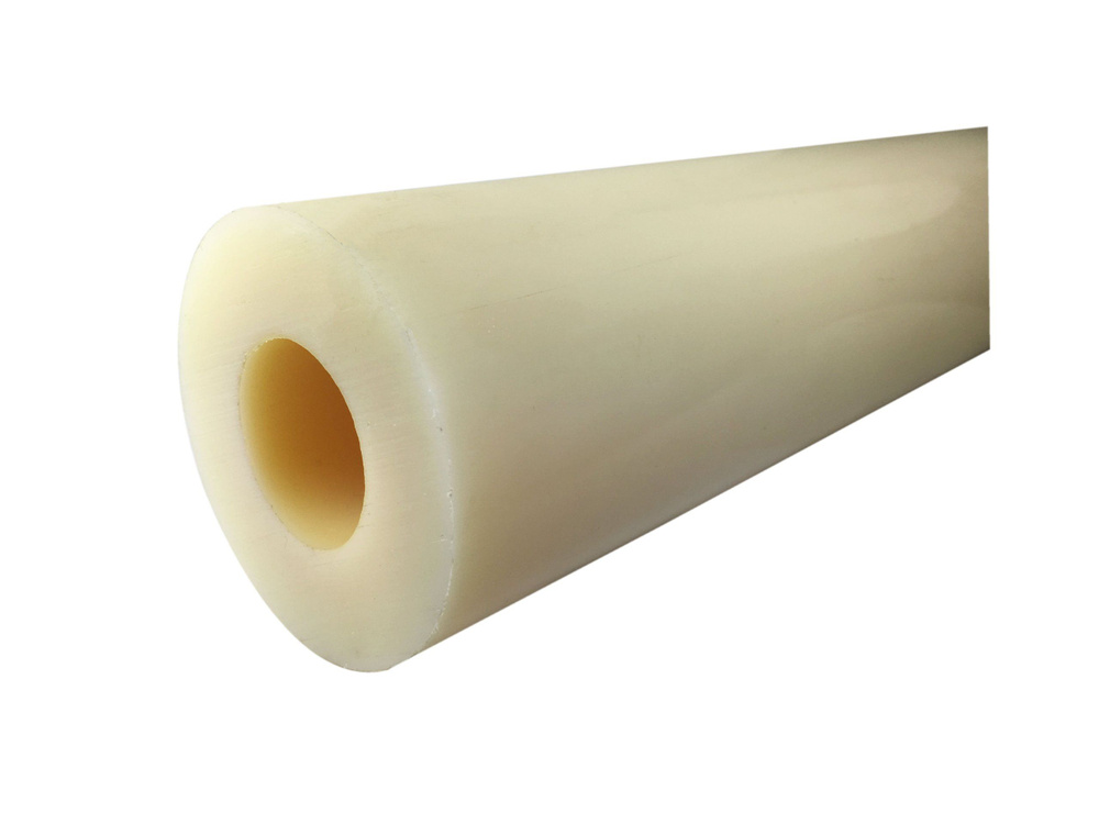 Полиамид натуральный втулка диаметр 100х50мм длина 100 мм, 1шт. (РА6, капролон)  #1