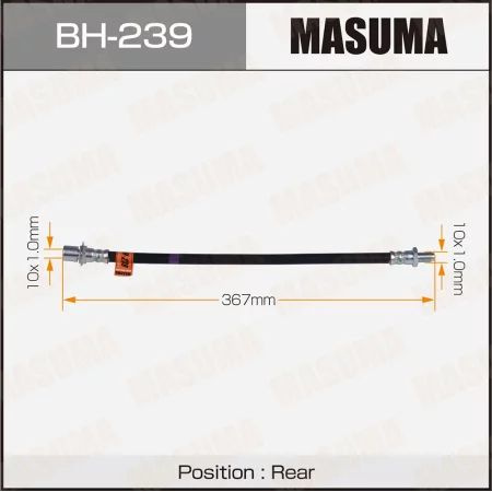 Шланг тормозной "Masuma" BH-239 BH-028 T- rear HiLux Surf N18 ( -0008) 90947-02869 #1