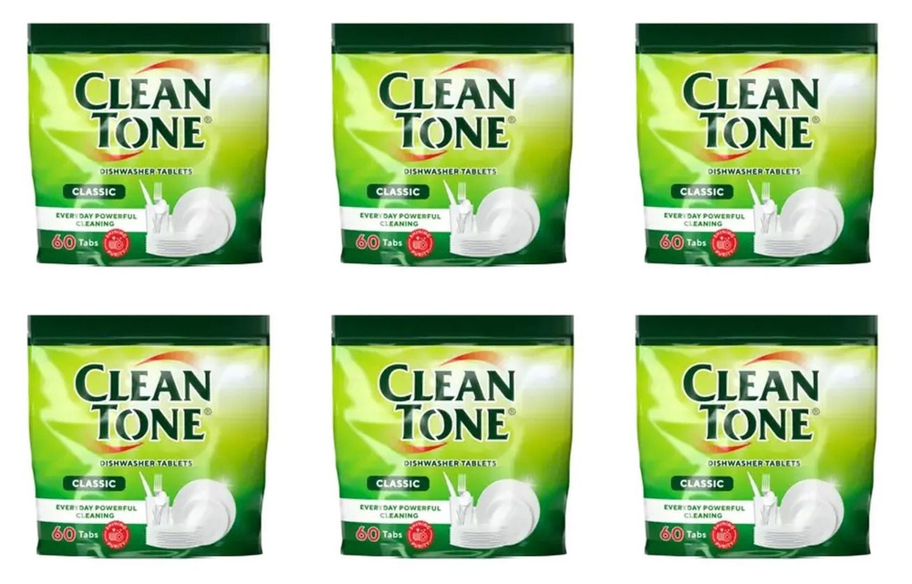 Clean Tone Таблетки для посудомоечных машин Classic 30 шт, 6 уп #1