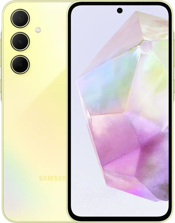 Samsung Смартфон Galaxy A35 5G Global 8/128 ГБ, желтый #1