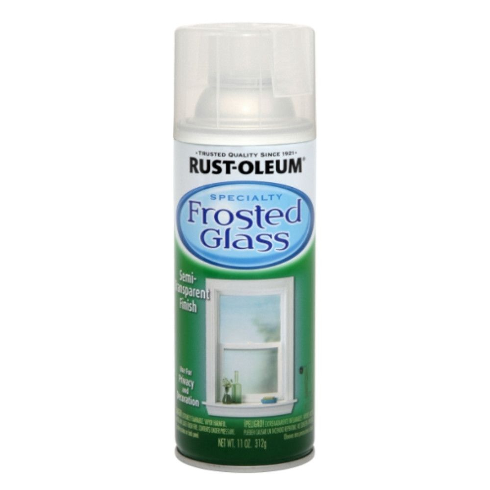 Аэрозольная краска с эффектом замерзшего стекла Rust-Oleum Specialty Frosted Glass Spray, 0,312 кг.  #1