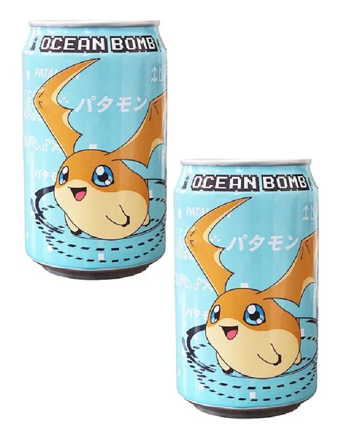 Газированный напиток Digimon Patamon Лимон, 330 мл х 2 шт #1