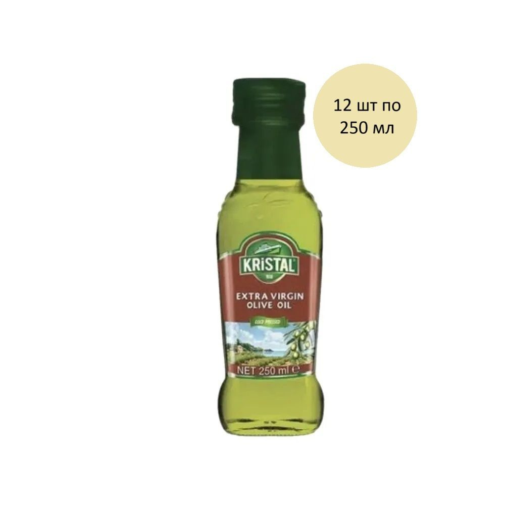 Оливковое масло Kristal Extra Virgin Olive Oil 12 шт по 250 мл, 1 блок #1