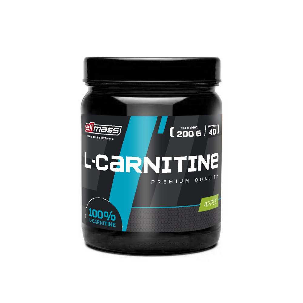 Л-Карнитин L-Carnitine 4500 мг All Mass, 200 грамм Манго-апельсин #1