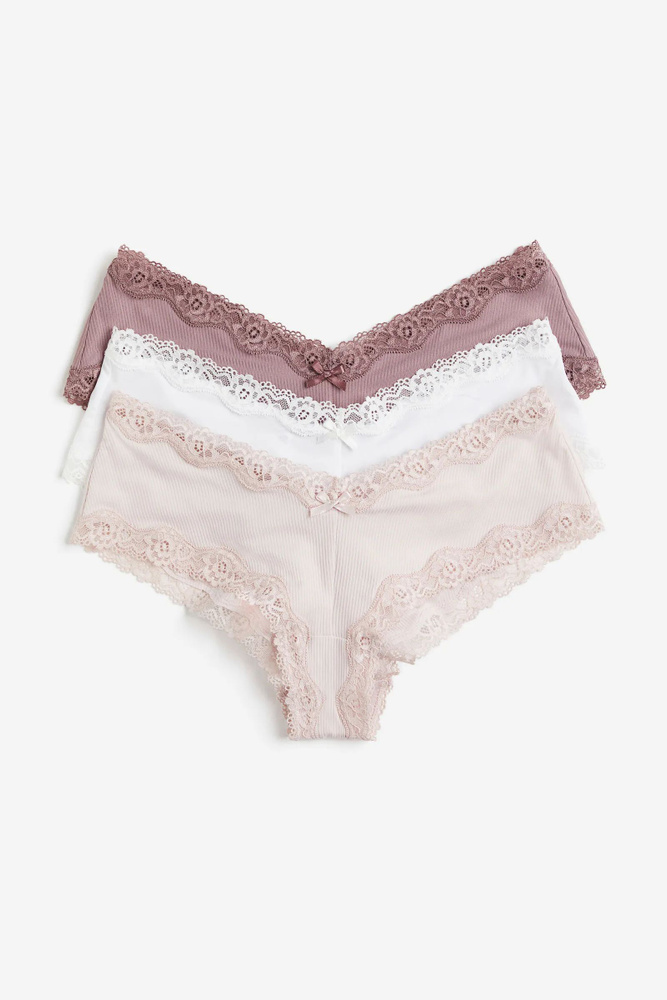 Комплект трусов хипстеры H&M Ladies Briefs, 3 шт #1