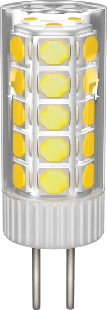 Светодиодная лампа IEK / ИЭК капсула керамика, G4 3Вт 12В 3000К, LLE-CORN-3-012-30-G4 / лампочка led #1