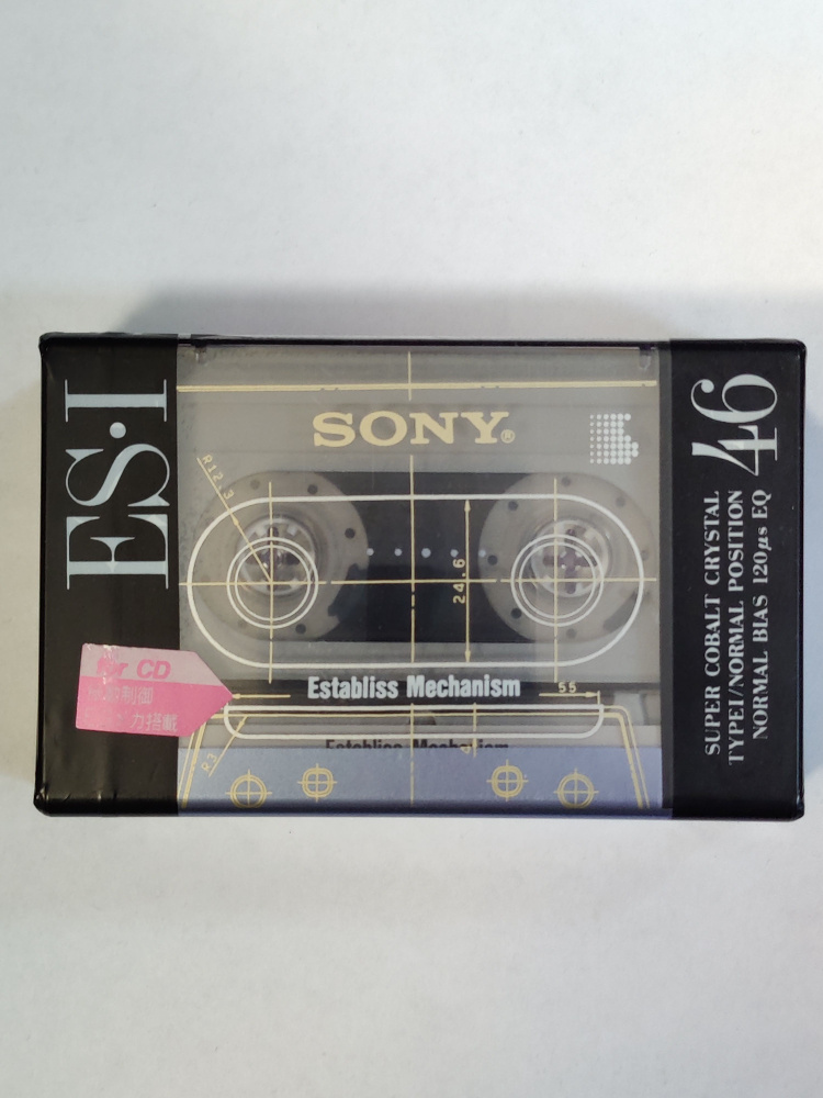 Аудиокассеты запечатанные SONY ES-I 46 (2шт) #1