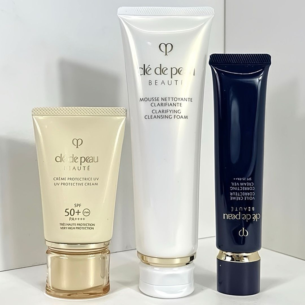 Cle de Peau Beaute Солнцезащитный крем для мытья и ухода из 3 частей.  #1