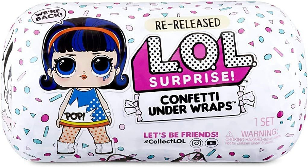 Кукла LOL Surprise Confetti Under Wraps Reveal Confetti Pop series 1 571476 #1