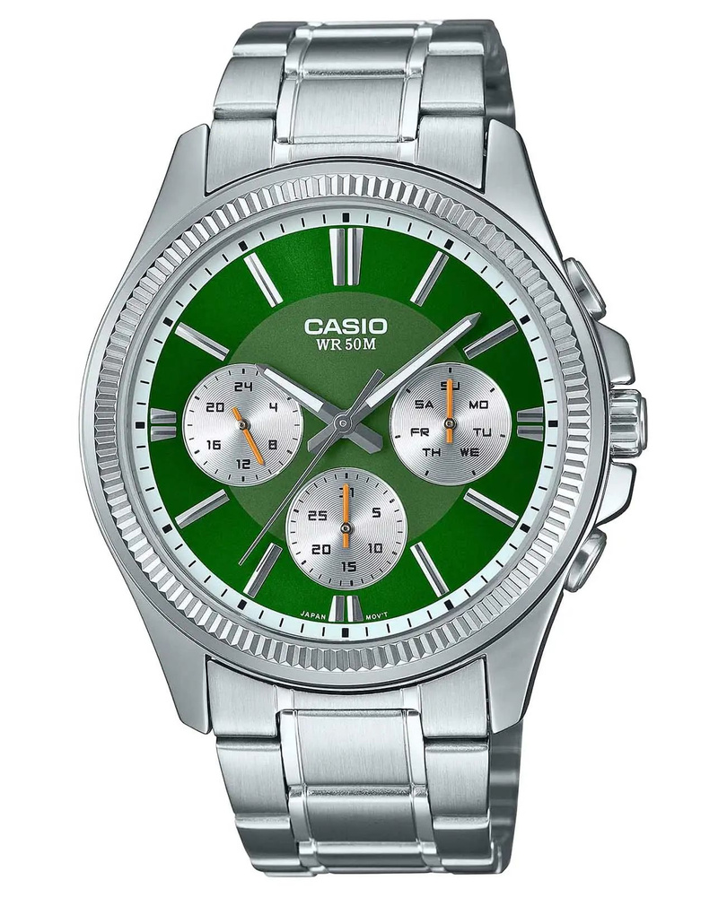 Японские кварцевые мужские часы Casio Collection MTP-1375D-3A с гарантией  #1