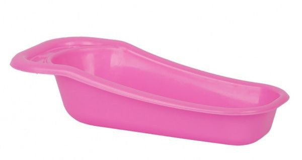 Ванна для куклы Совтехстром пластик, розовая, L 31 см #1