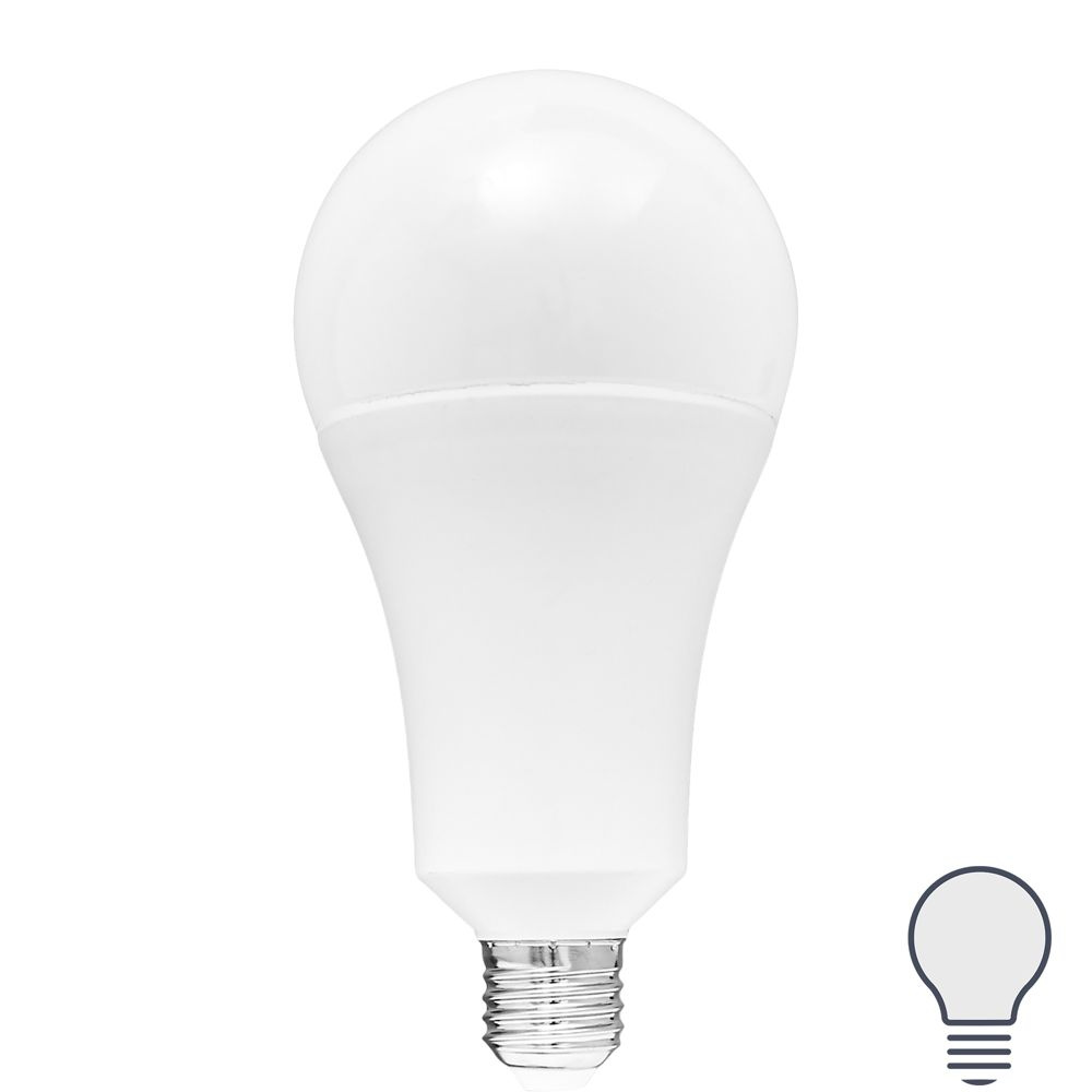 Лампа светодиодная Volpe E27 220-240 В 35 Вт груша матовая 4000 лм нейтральный белый свет  #1
