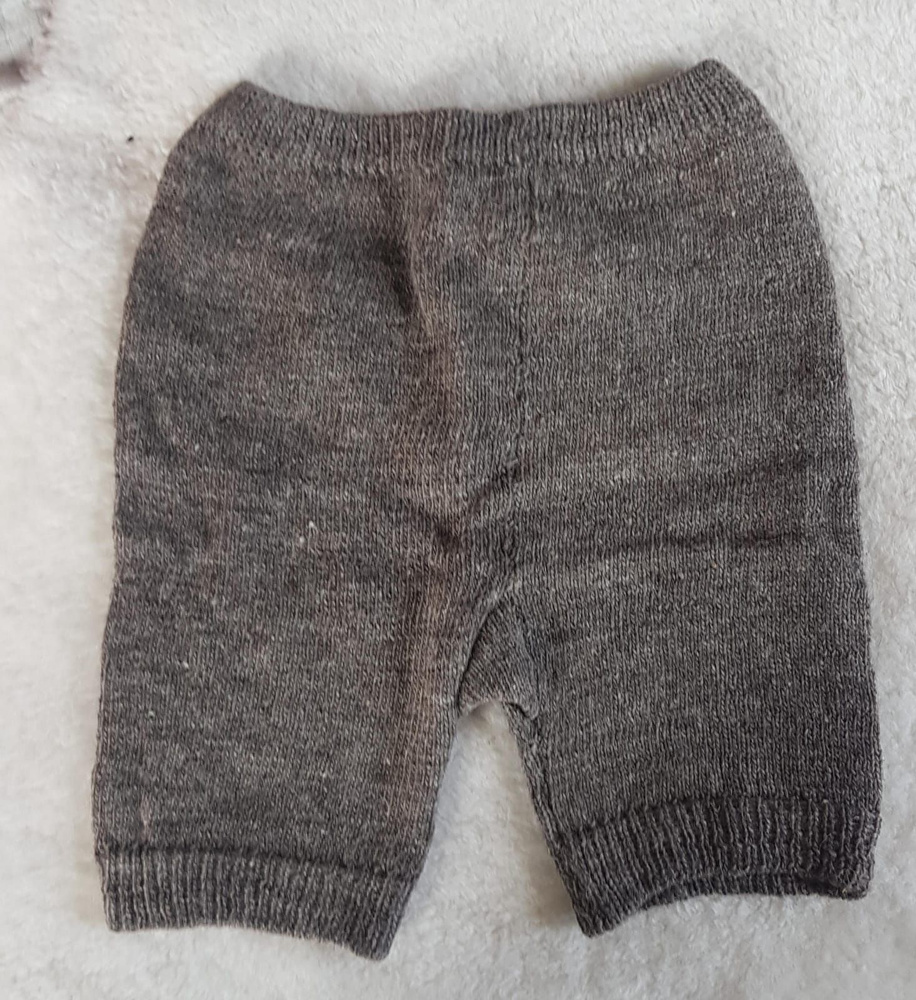 Шерстяные панталоны-шорты серые /натуральная овечья шерсть 100%  #1