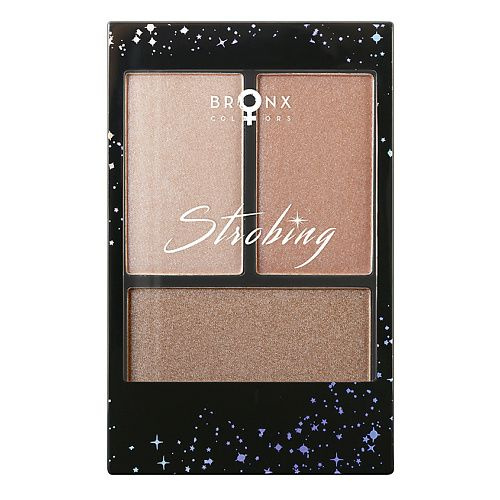 BRONX COLORS Палетка для стробинга STROBING PALETTE, ROSE, 20 г #1