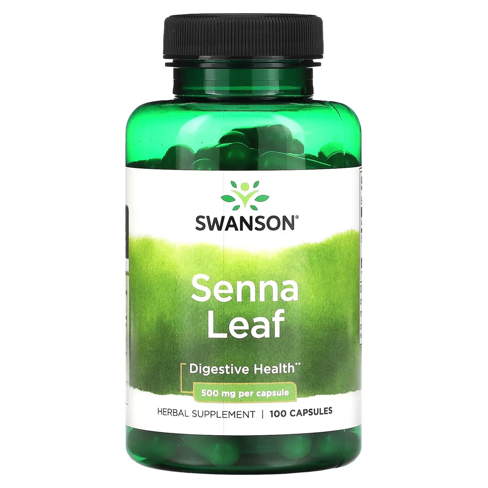 Swanson Лист сенны 500 мг // Swanson Senna Leaf 500 mg, 100 капсул #1