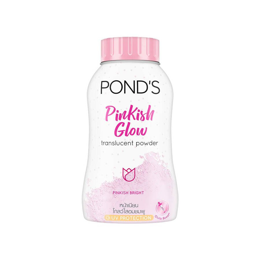 PINKISH GLOW translucent powder, Pond's (Рассыпчатая розовая BB пудра для лица с эффектом здорового сияния #1