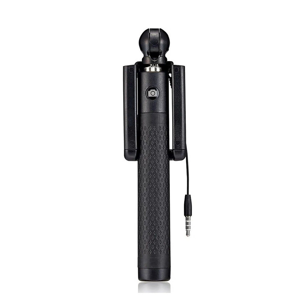 Монопод для селфи - D12s Cable mini jack 3.5mm, черный, 1 шт #1