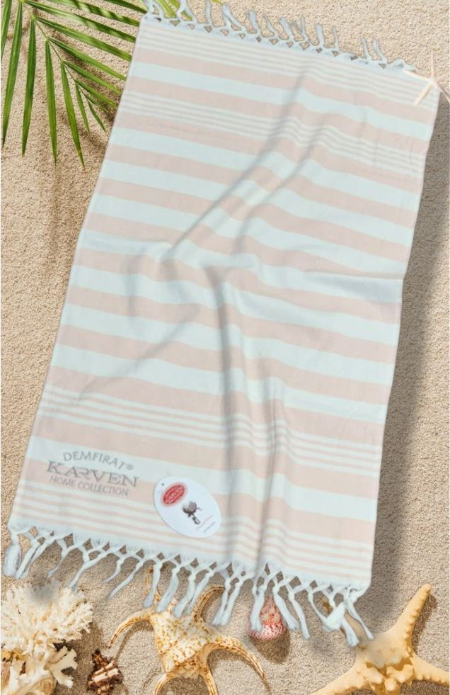 KARVEN Пляжные полотенца, Хлопок, 50x100 см, светло-розовый #1