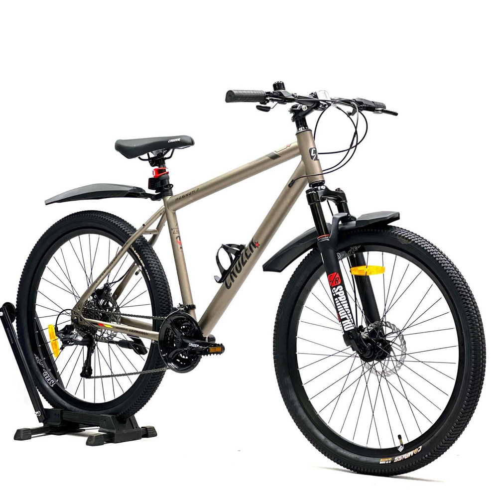 Горный велосипед CRUZER MAGNUM 9 29" 2024 17" рост 160-185 см, серый #1