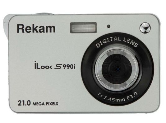 Фотоаппарат Rekam iLook S990i silver metallic #1