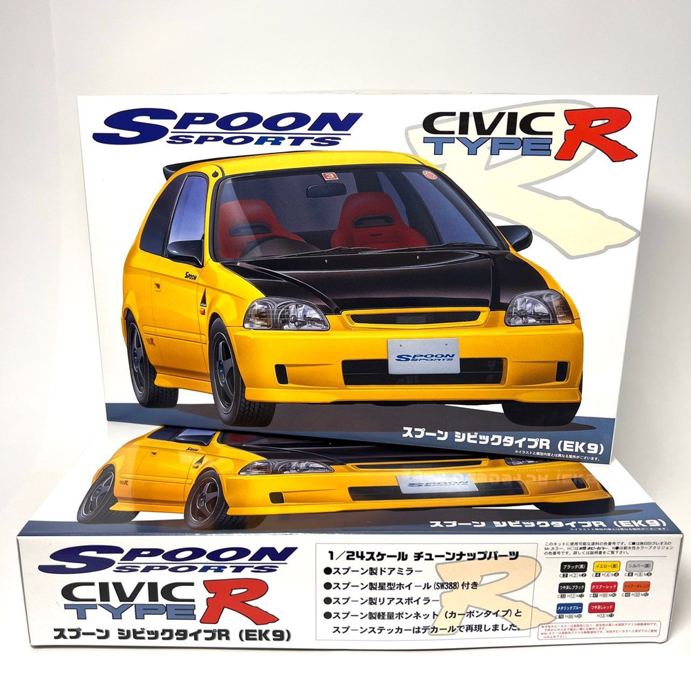 Сборная модель/машинка Fujimi 1/24 Honda Civic Spoon Type R арт. FU04635 #1