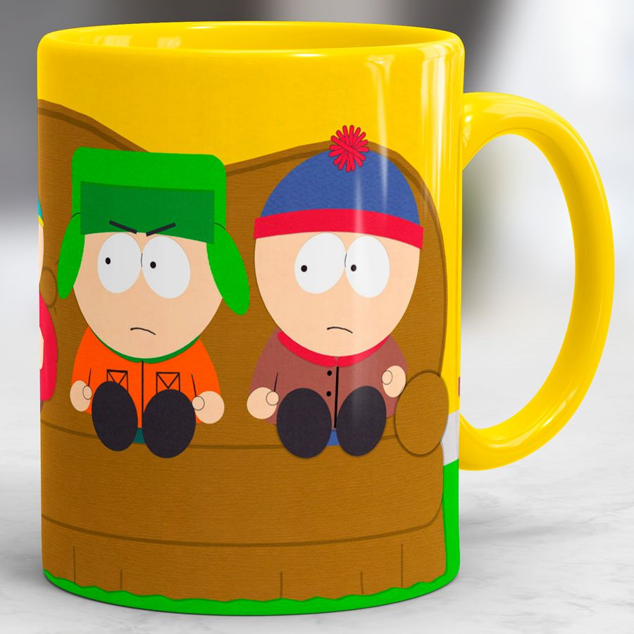 Кружка Waku-Waku "South Park (Южный парк) желтый", 350 мл, 1 шт. #1