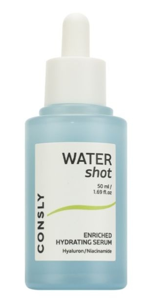 Consly Увлажняющая сыворотка для лица Water Shot Enriched Hydrating Hyaluronic & Niacinamide Serum, с #1