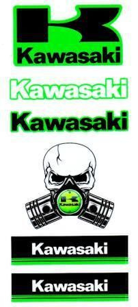 Комплект светоотражающих наклеек Кавасаки 143 #1