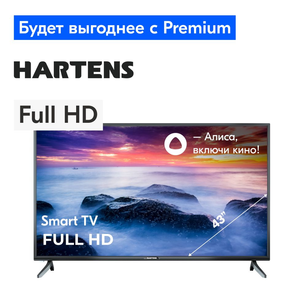 Hartens Телевизор HTY-43F06B-VZ 43" Full HD, черный #1