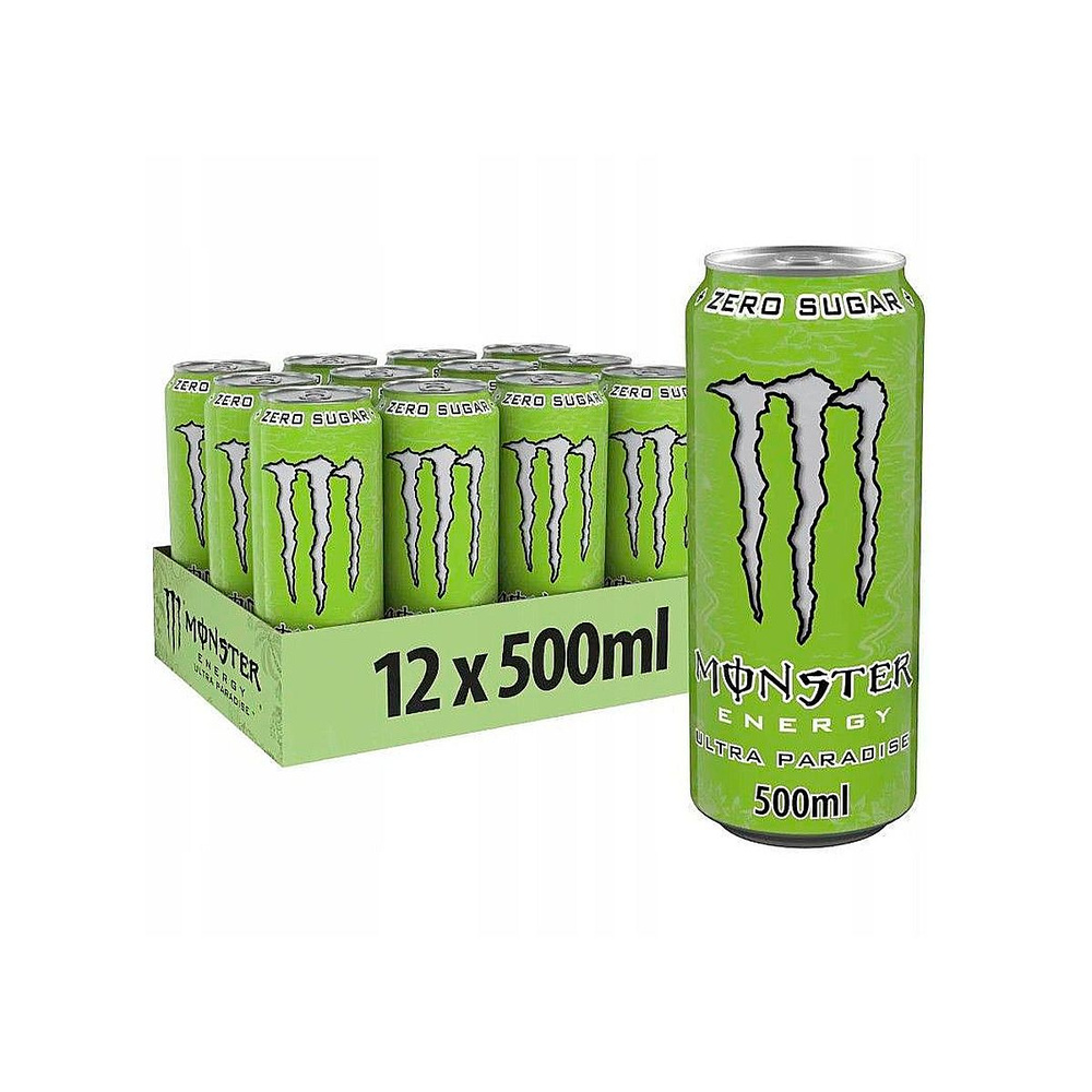 Энергетик без сахара Monster Energy Ultra Paradise 12шт по 500мл из Европы  #1
