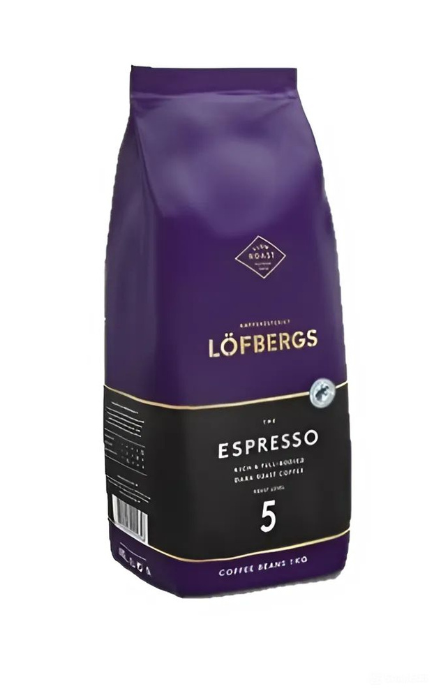 Кофе в зернах арабика Lofbergs Espresso (Обжарка 5), 1 кг. Швеция #1