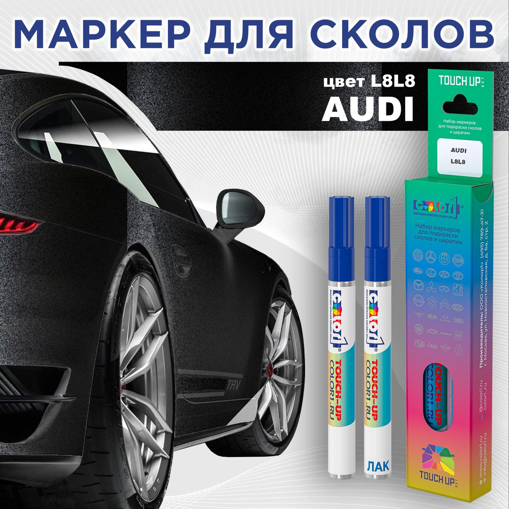 Маркер с краской AUDI, цвет L8L8 - OEM MULTI TONE #1