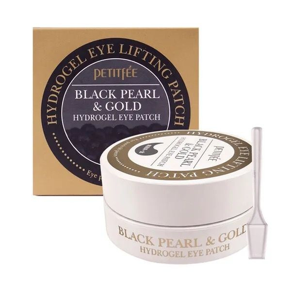 Патчи для глаз Black Pearl & Gold Eye Patch с черным жемчугом и золотом для лифтинга кожи  #1