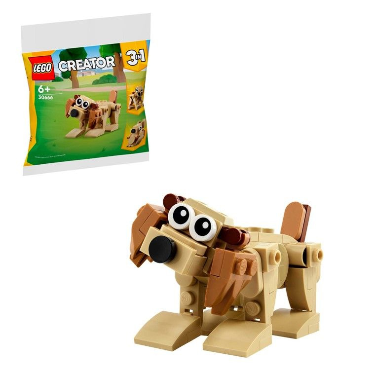 30666 Конструктор LEGO Polybag Creator Animals 3 в 1 Животные 75 деталей #1