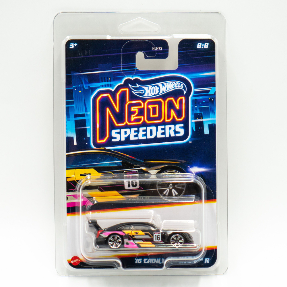 Машинка Hot Wheels Specials Neon Speeders 16 Caddilac ATS-V HLH72 #1